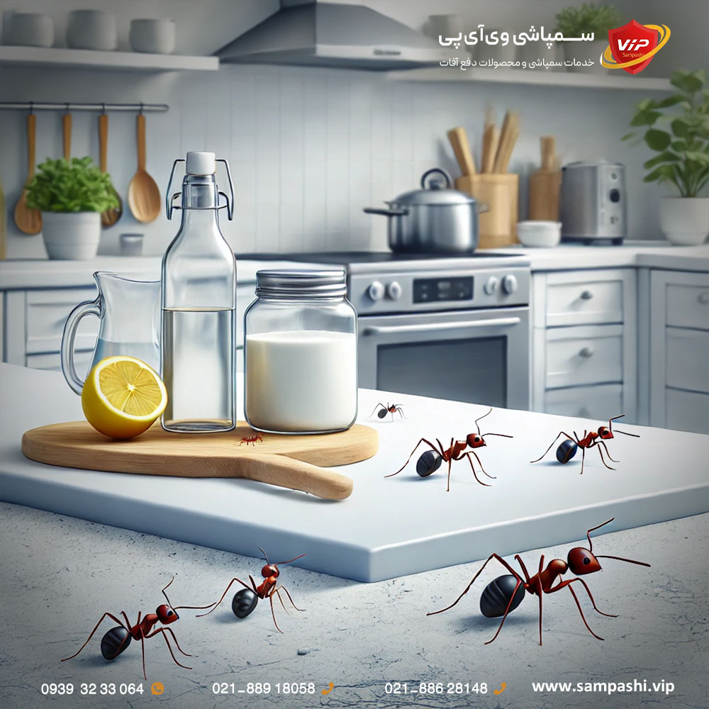 از بین بردن مورچه