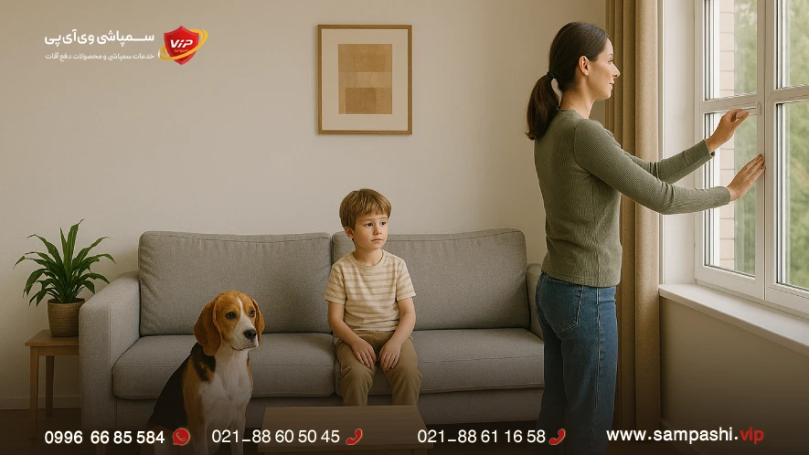 بعد از سمپاشی خانه