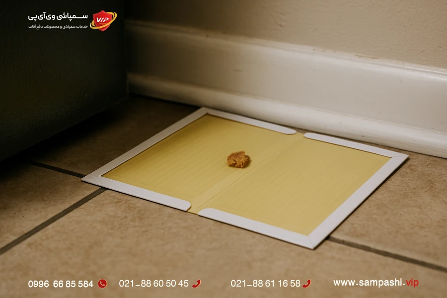 رو چسب موش چی بزاریم