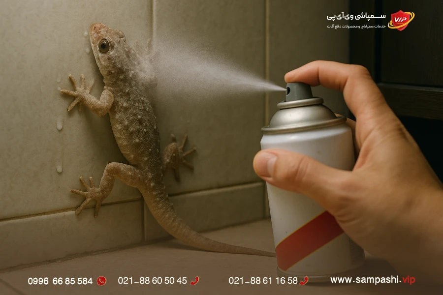 راه حل کشتن مارمولک در خانه